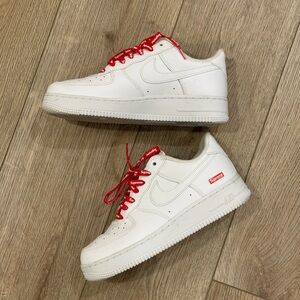 Nike x Supreme Air Force 1 Low "Mini Box Logo White" sneakers